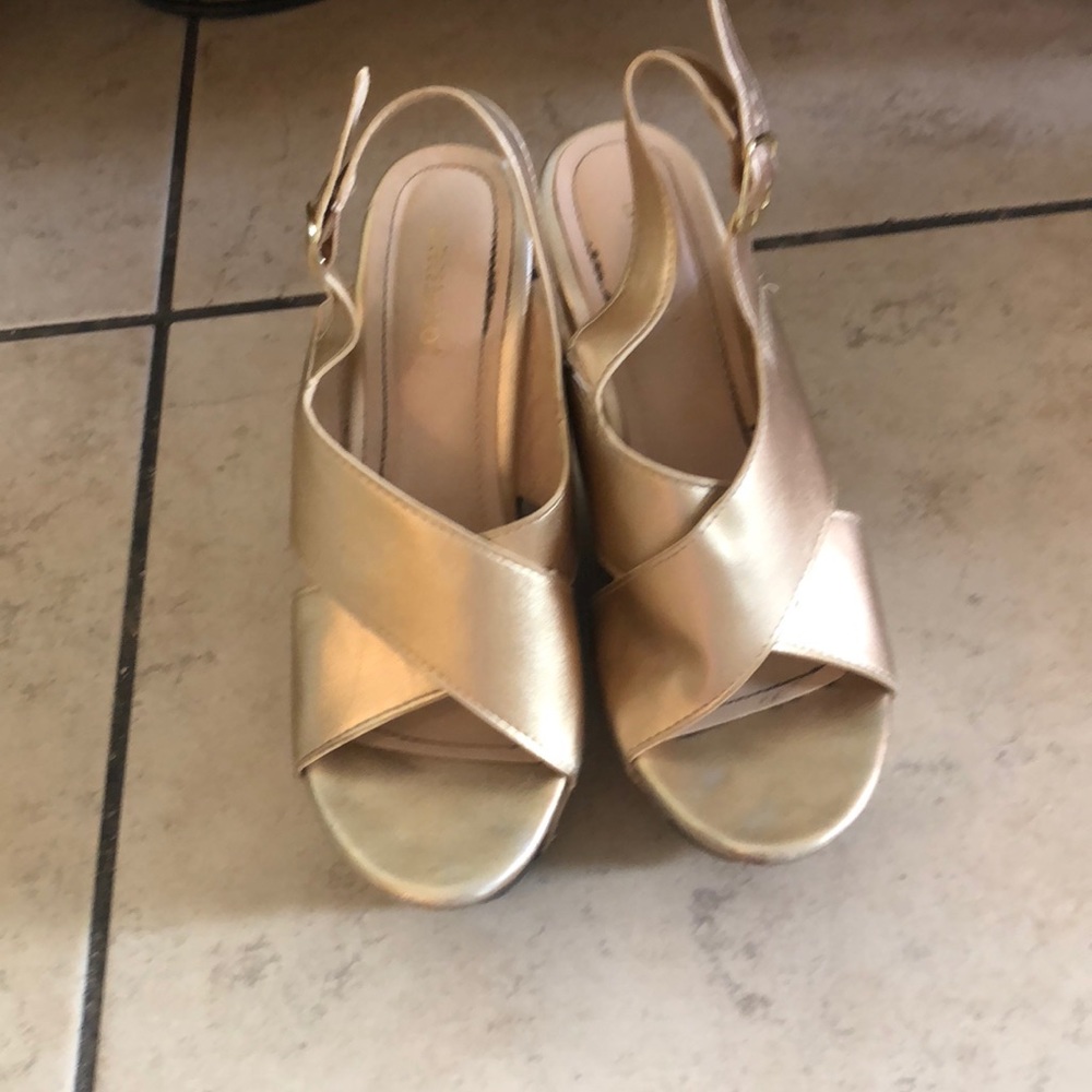 Wedge heels bamboo